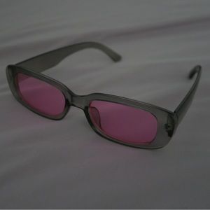 Pink Lens Sunglasses